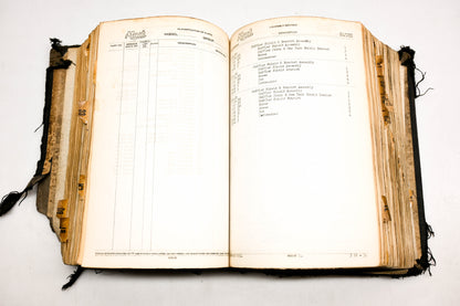 Mack AY007-15 1934-39 Parts Classification Book Volume 1