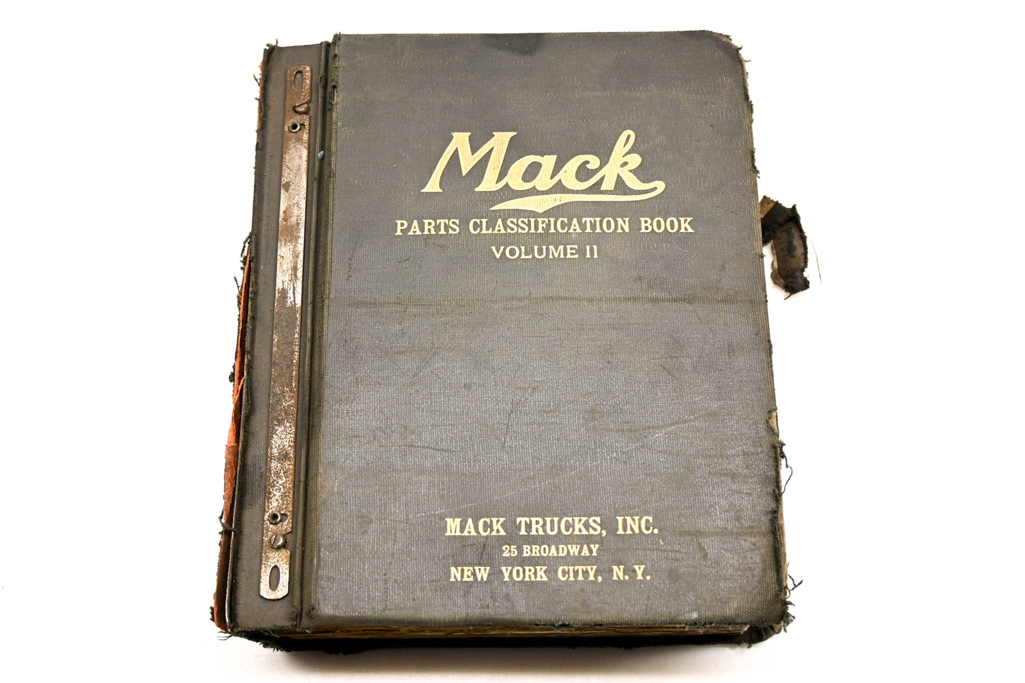 Mack AY008-20 1934-39 Parts Classification Book Volume 2