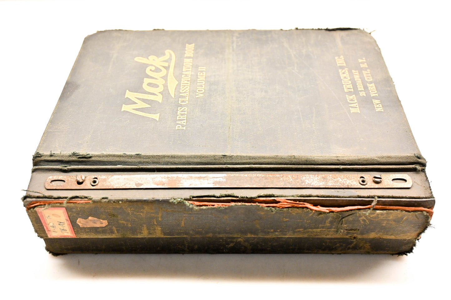 Mack AY008-20 1934-39 Parts Classification Book Volume 2