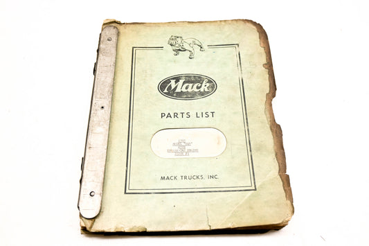 Mack 1760 1949 Model EQT Parts List Catalog Issue 1
