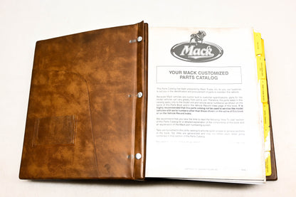 Mack AY001-9 1996 Model CL713 Customized Parts Book