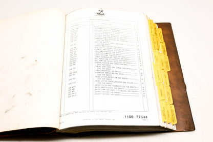 Mack AY009-24 1993 Model RW713 Customized Parts Book