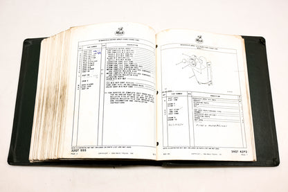 Mack AY017-17 1984 Model MH613 Parts List Manual
