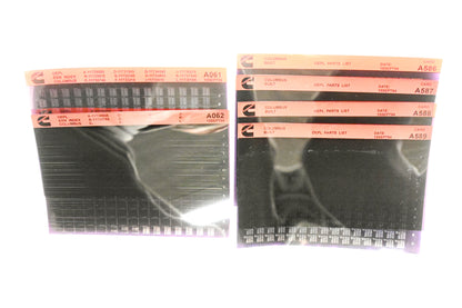 Cummins A061, A587, A589 1994 Columbus OEPL Parts List Lot Of 6 Microfiche NOS