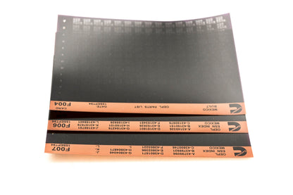Cummins F006, F007, F004 1994 Mexico OEPL Parts List & ESN Index Lot Of 3 Microfiche NOS