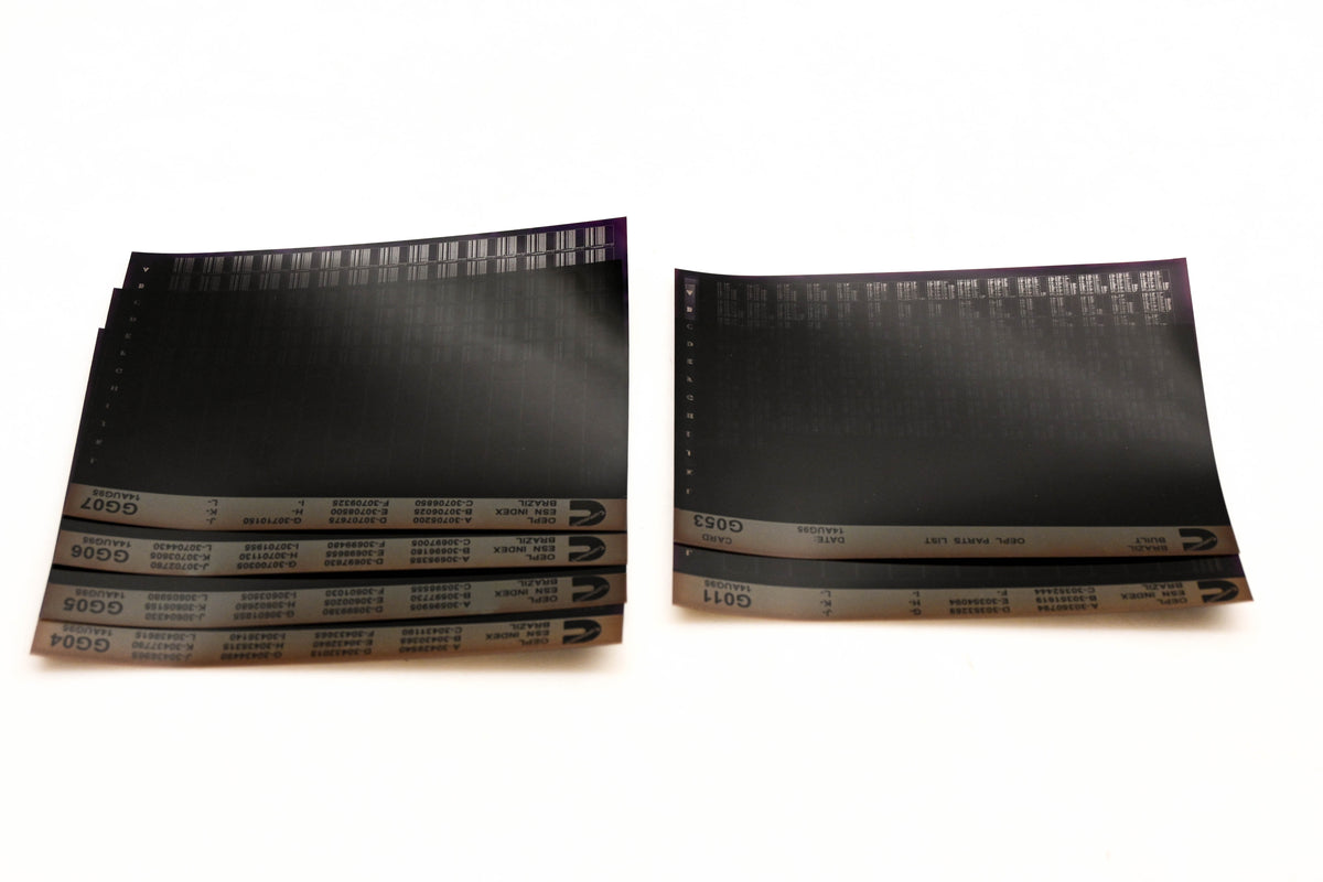 Cummins GG04, G011, G053 1995 Brazil OEPL Parts List & ESN Index Lot of 6 Microfiche NOS