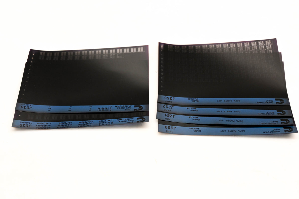 Cummins J029, J250, J253 1995 Jamestown OEPL Parts List & ESN Index Lot Of 6 Microfiche NOS