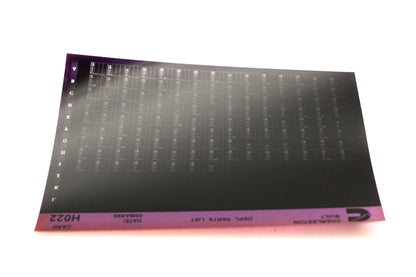 Cummins H022 1995 Charleston OEPL Parts List Microfiche NOS