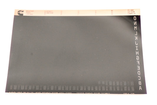 Cummins YN005-130 1995 PC-680 Master Parts Listing Microfiche NOS