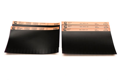 Cummins CC05, C005, C175 1994 Shotts OEPL Parts List & ESN Index Lot Of 5 Microfiche NOS