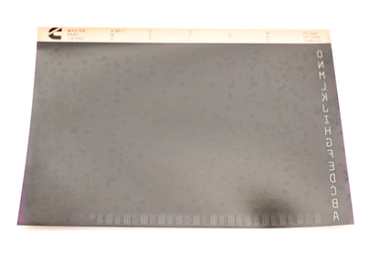 Cummins YN005-138 1994 PC-680 Card 01 Master Parts Listing Microfiche NOS