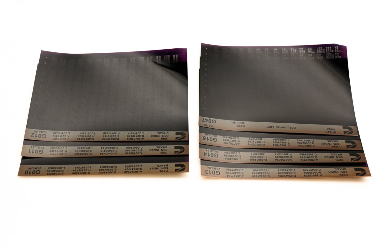 Cummins G010, G015, G047 1994 Brazil OEPL Parts List & ESN Index Lot Of 7 Microfiche NOS