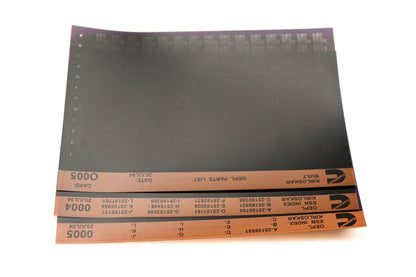 Cummins O005, 0004, 0005 1994 Kirloskar OEPL Parts List & ESN Index Lot Of 3 Microfiche NOS