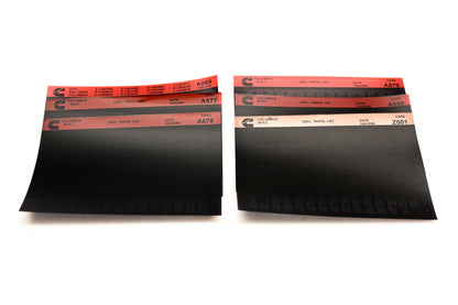 Cummins A069, A677, Z001 1996 Columbus OEPL Parts List & ESN Index Lot Of 6 Microfiche NOS