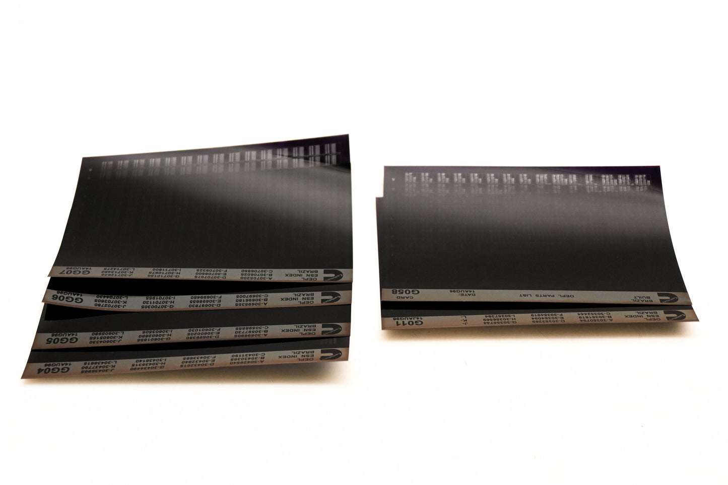 Cummins GG04, G011, G058 1996 Brazil OEPL Parts List & ESN Index Lot Of 6 Microfiche NOS