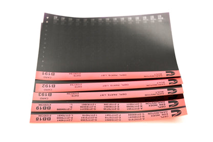 Cummins BB18, B191, B193 1994 Darlington OEPL Parts List & ESN Index Lot Of 5 Microfiche NOS