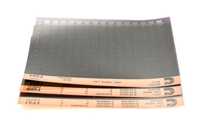 Cummins F004, F006, FF01 1994 Mexico OEPL Parts List & ESN index Lot Of 3 Microfiche NOS
