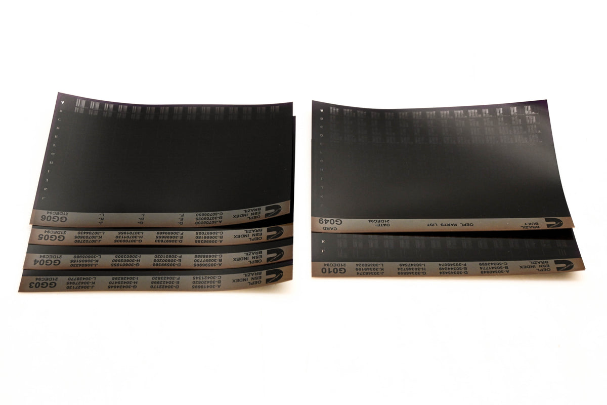 Cummins GG03, G010, G049 1994 Brazil OEPL Parts List & ESN Index Lot Of 6 Microfiche NOS