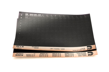 Cummins K005, K126 1994 CIC Industrial OEPL Parts List & ESN Index Lot of 2 Microfiche NOS