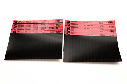 Cummins BB17, B201, B205 1995 Darlington OEPL Parts List & ESN Index Lot Of 9 Microfiche NOS