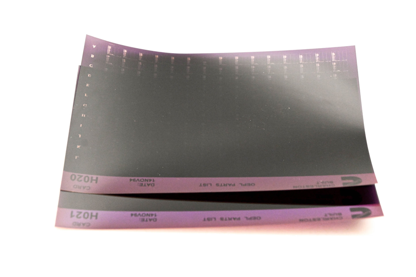 Cummins H020, H021 1994 Charleston OEPL Parts List Lot of 2 Microfiche NOS