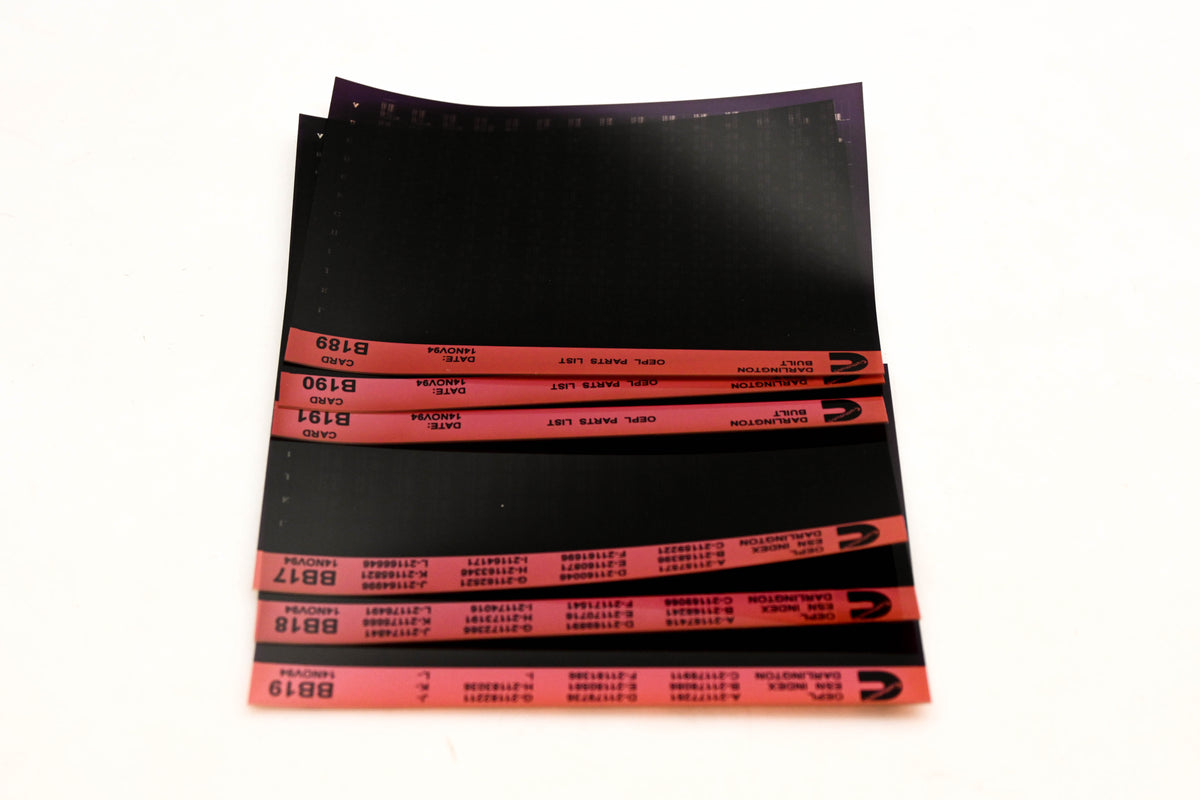 Cummins B189, BB17, BB19 1994 Darlington OEPL Parts List & ESN Index Lot Of 6 Microfiche NOS