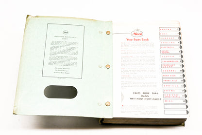 Mack 2644 1958 Model N61T-N61LT-N613T-N613LT Parts List Manual