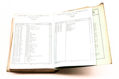 Mack 2644 1958 Model N61T-N61LT-N613T-N613LT Parts List Manual