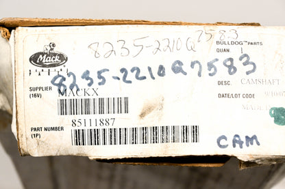 Mack 85111887, 8235-2210Q7583 Camshaft NOS