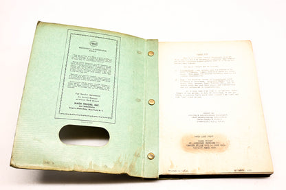 Mack 2388 1955 Model B653LT Parts List Manual