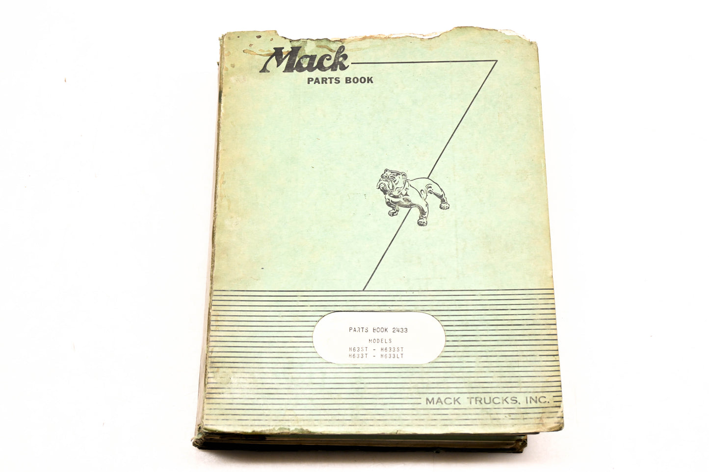 Mack 2433 1957 Model H63ST/H633ST/H633T/H633LT Parts List Manual