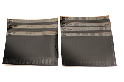 Cummins G011, G052, GG07 1995 Brazil OEPL Parts List & ESN Index Lot of 7 Microfiche NOS