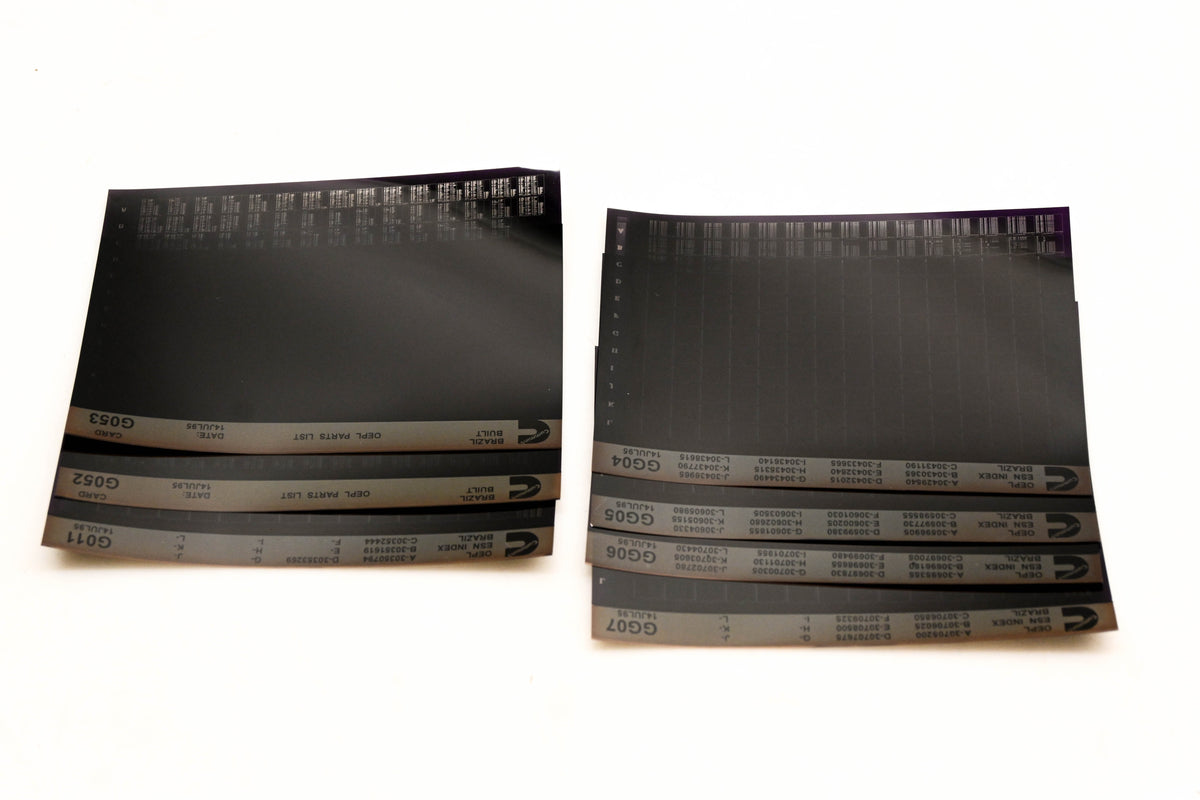 Cummins G011, G052, GG07 1995 Brazil OEPL Parts List & ESN Index Lot of 7 Microfiche NOS
