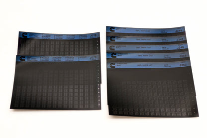 Cummins J028, J246, J250 1995 Jamestown OEPL Parts List & ESN Index Lot Of 7 Microfiche NOS