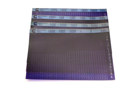 Cummins YR009-100 1995 KC-023 Superseded Full Trace Lot Of 4 Microfiche NOS