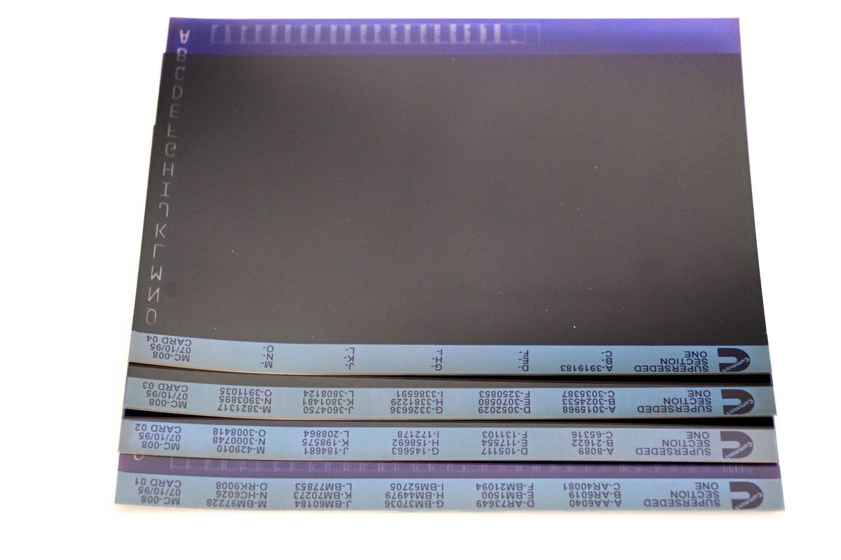 Cummins YR009-101 1995 MC-008 Superseded Section One Lot Of 4 Microfiche NOS