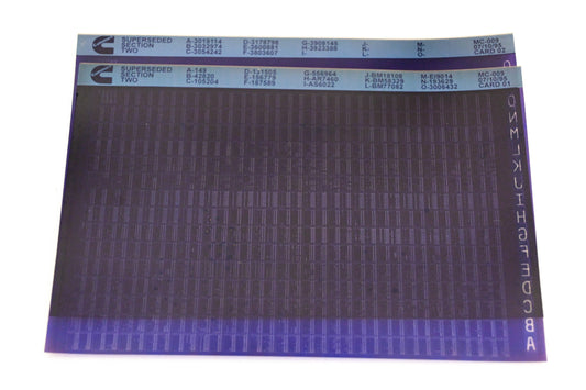 Cummins YR009-102 1995 MC-009 Superseded Section Two Lot of 2 Microfiche NOS
