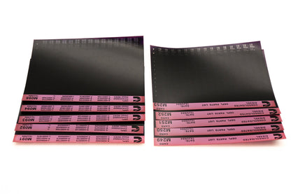 Cummins M091, M249, M253 1994 Consolidated Diesel OEPL Parts List & ESN Index Lot Of 10 Microfiche NOS