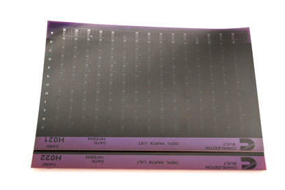 Cummins H021, H022 1995 Charleston OEPL Parts List & ESN Index Lot of 2 Microfiche NOS