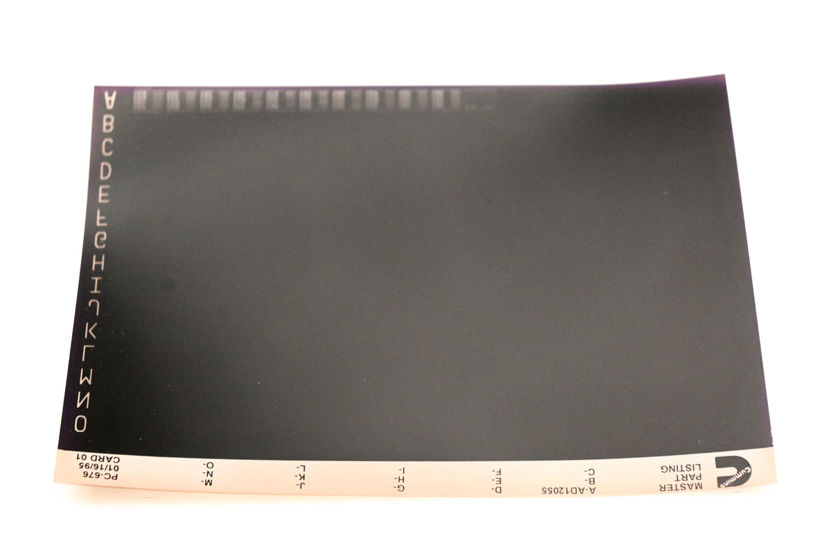 Cummins XY019-94 1995 PC-676 Master Parts Listing Microfiche NOS