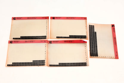 Cummins XY019-96 1995 Service/Parts Topics Lot Of 5 Microfiche NOS