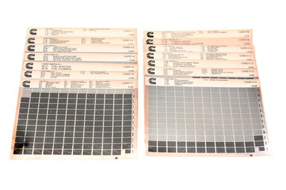 Cummins XY019-99 1996 Index A-1 Card Y-1 Thru Y-14 Microfiches NOS