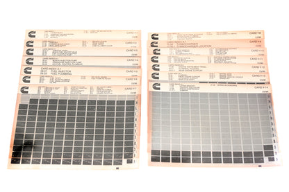 Cummins XY019-99 1996 Index A-1 Card Y-1 Thru Y-14 Microfiches NOS