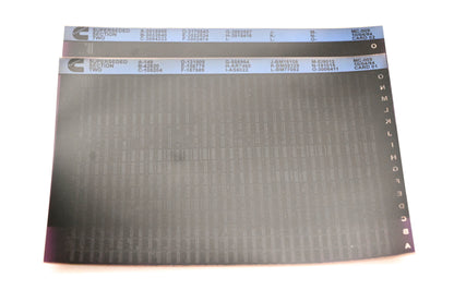Cummins XY019-116 1997 MC-008 Superseded Section Two Lot of 2 Microfiche NOS