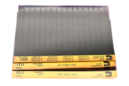 Cummins I003, I130, I131 1996 Daventry OEPL Parts List & ESN Index Lot Of 3 Microfiche NOS