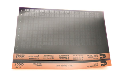 Cummins O001, O007 1996 Kirloskar OEPL Parts List & ESN Index Lot of 2 Microfiche NOS