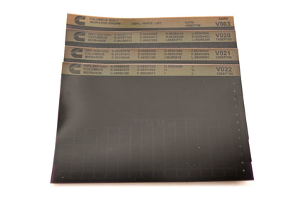 Cummins V003, V020, V022 1996 Columbus Midrange OEPL Parts List & ESN Index Lot Of 4 Microfiche NOS