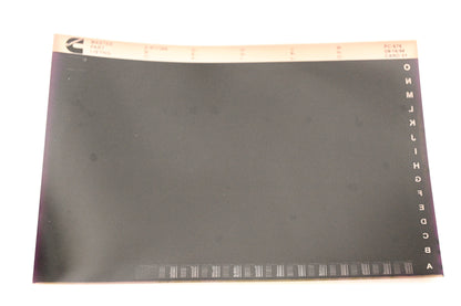 Cummins XM011-80 1996 PC-676 Master Parts Listing Microfiche NOS