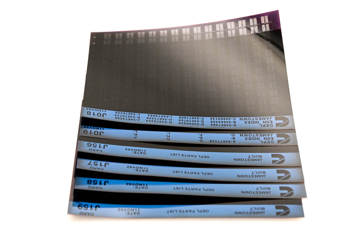 Cummins J018, J156, J159 1992 Jamestown OEPL Parts List & ESN Index Lot Of 6 Microfiche NOS