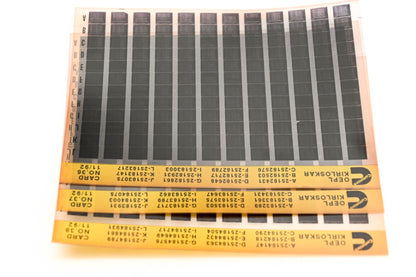 Cummins Card36, Card37, Card38 1992 Kirloskar OEPL List Card#36 - 38 Microfiches NOS